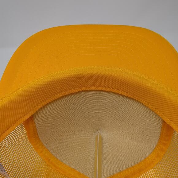 Pervo Paint Co. Coloroma Paints Since 1929 Trucker Hat Yellow OS Mesh Back Rope - Picture 8 of 10